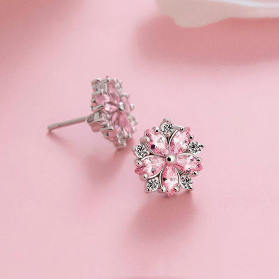 DreamBling™ Japanese Cherry Blossom Stud Earrings